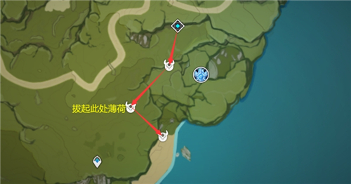 原神：探索骗骗花高效采集路径指南